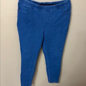 Denim & Co Comfy Knit Pull-on Ankle Jeggings, Size 14